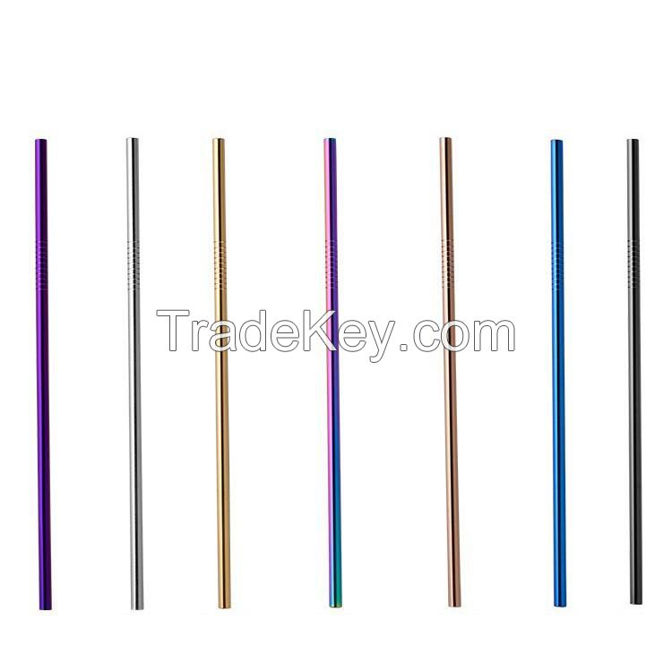 Reusable Stainless Steel Straw Set