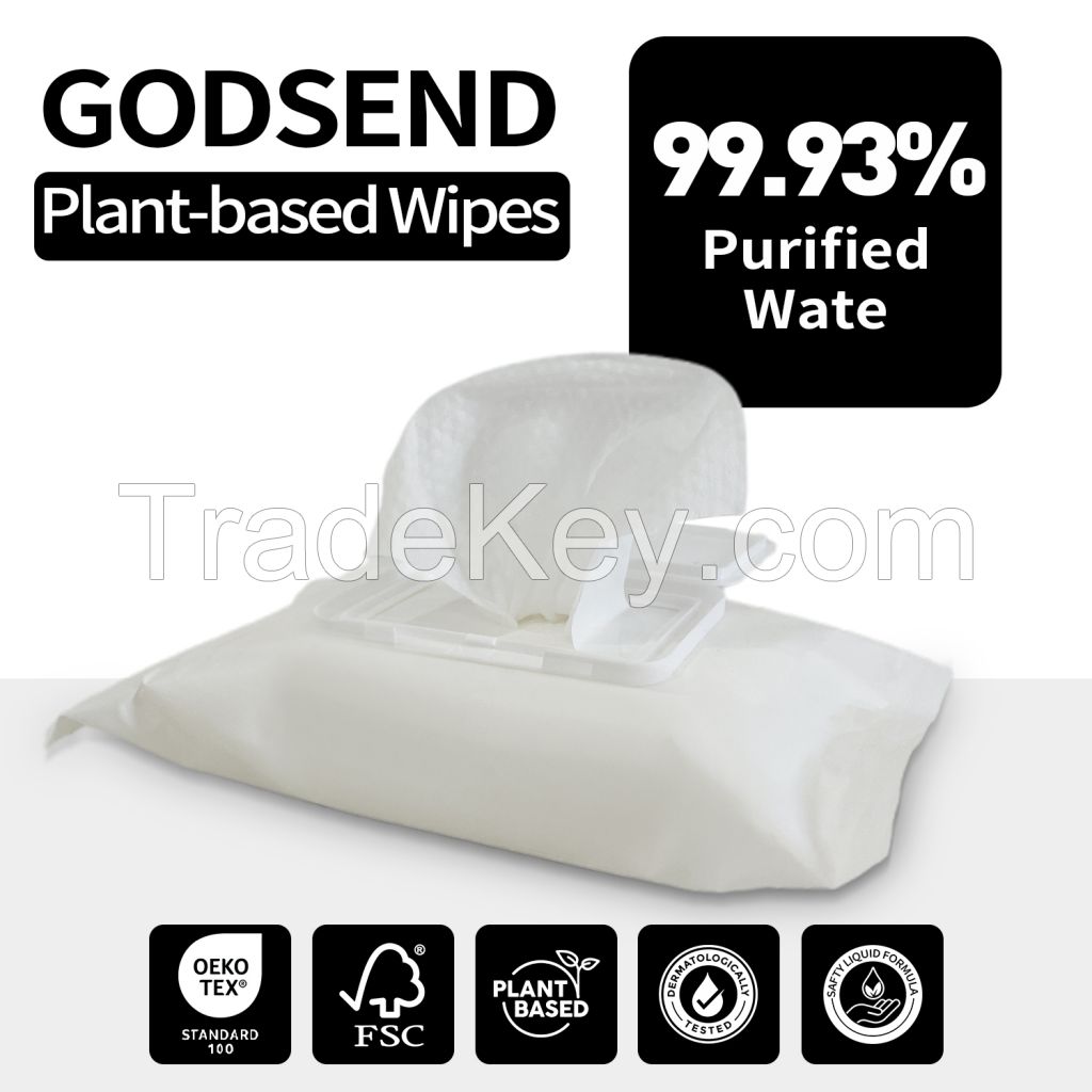  Biodegradable Baby Wipes Soft Scented 80pcs Packed Wet Wipes Wholesale Unscented Patients Feminine Use