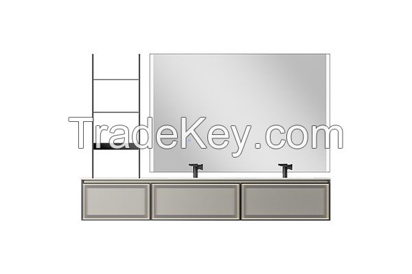 Best Quality Luxury Glass Bathroom Cabinets With Mirror Modern Bathroom Cabinet For Hotel Home Bathroom Accessories ODA-600/ODA-700/ODA-800/ODA-900/ODA-1000/ODA-1200