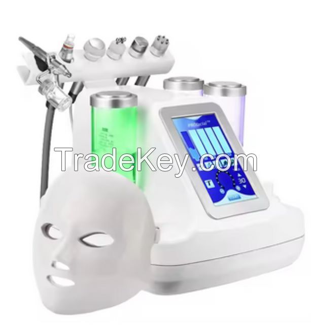  11 in 1 Small Bubble Vertical Hydro Dermabrasion Oxygen Facial Rejuvenation Machines 11Heads Ultra Micro Bubble Cleaner Sink Pee