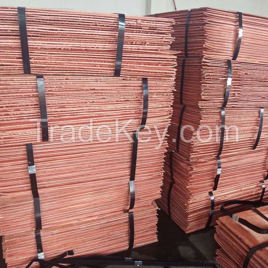 High Quality Pure Copper Cathode Cheap Price Electrolytic High Purity Cathode Copper 99.97%-99.99%