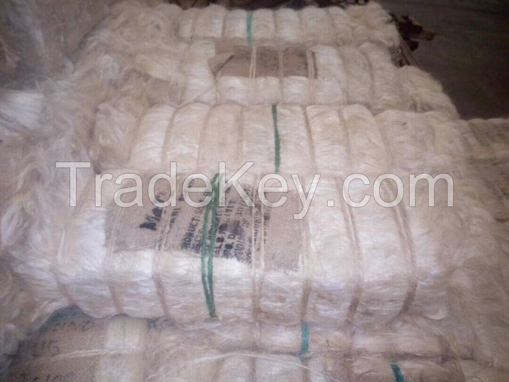 Natural Raw Sisal Fiber, Sisal Fiber Rope For Sale