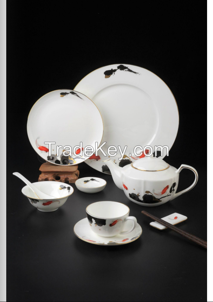 Bone Ceramic General Ceramic Dinnerset for Home