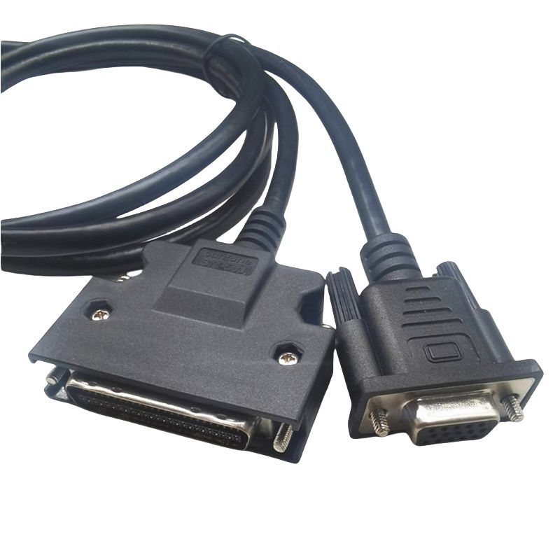 RJ7116 Harness Wire Cable SCSI to HDB15 female serial cable SCSI50P cable to VGA black CN cable