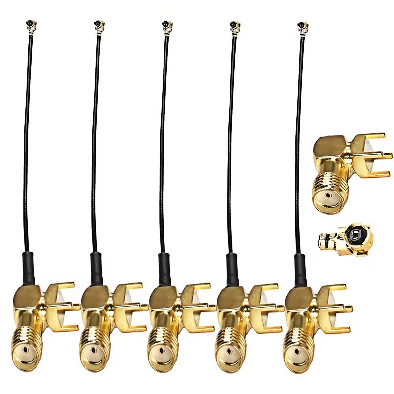 Radio Frequency Coaxial Elastic Alloy Female UFL Pigtail Cable 