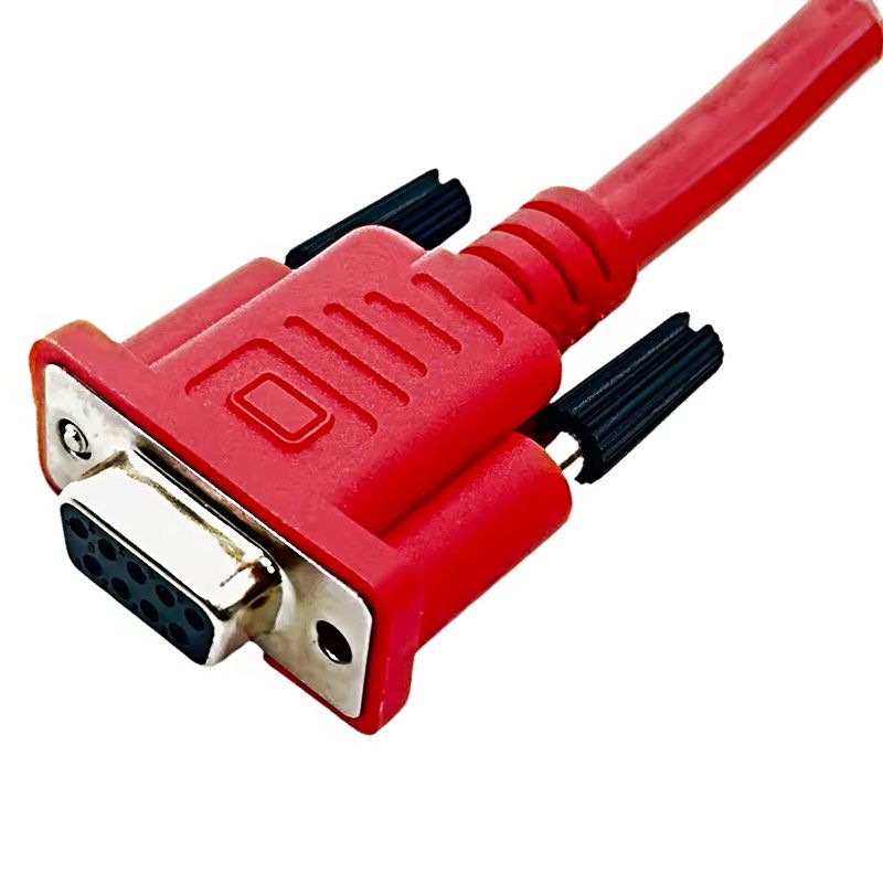 Customized Cable Car Diagnostic OBD2 16-pin Male to DB9-pin Female RS232 Cable