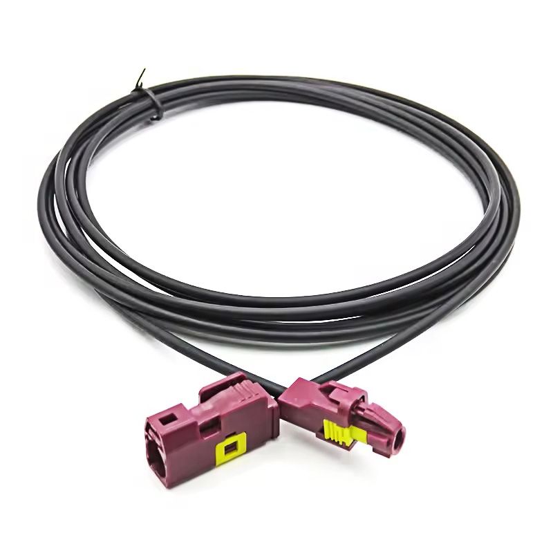 Customized Cable-New Energy Vehicle Transmission RGB Data Cable, FAKRA Male to Mini FAKRA Male