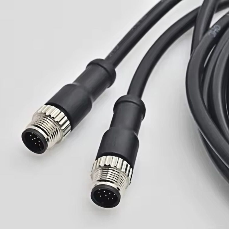 Customized Cable-77 3405 0000 50003-0500 M8 3Pin Female Overmolded Connector Waterproof Cable 