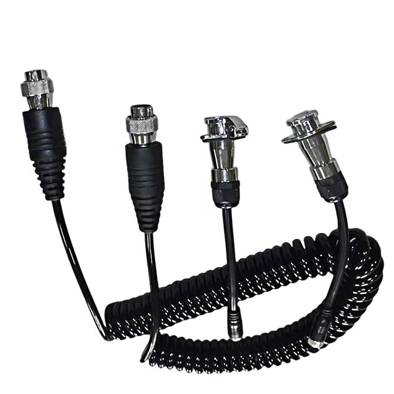 PU TPU J6 4-way Trailer Spring Wiring Harness Provided by Customized Cable Supplier