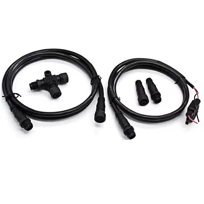 Custom Nema2000 Connectors, IP67/IP68 Waterproof T-Connectors, Male and Female, 7/8", 4P, 5P, 6P M12 5-Pin Connectors