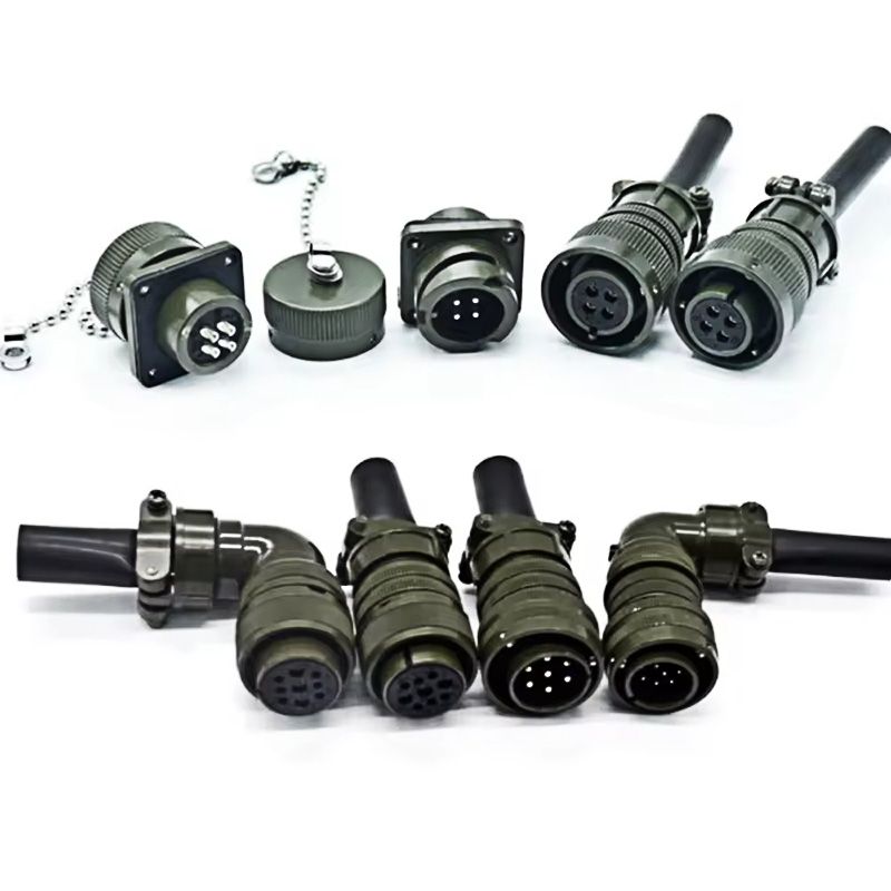 MS MIL Connector 5105 Aviation Plug and Socket, MS3106, MS3102, 10SL, 12S, 14S, 16S, 18, 20, 22, 24, 28, 32, 36, 48 Circular Connectors, MIL-C-5015
