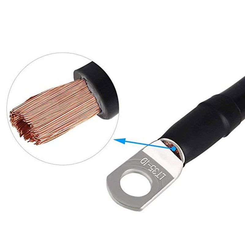 35mmÃÂ² Battery Parallel Connection Cable, Automotive Modified Cable, Battery Series Cable, Automotive Battery Ground Cable with Post Connection