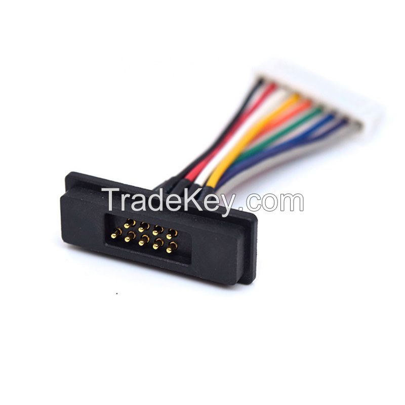 Magnetic Charging Terminal Wires For Smart Wearable Medical Devices, Magnetic Connectors, 9-Pin Magnetic Charging Terminal Wires