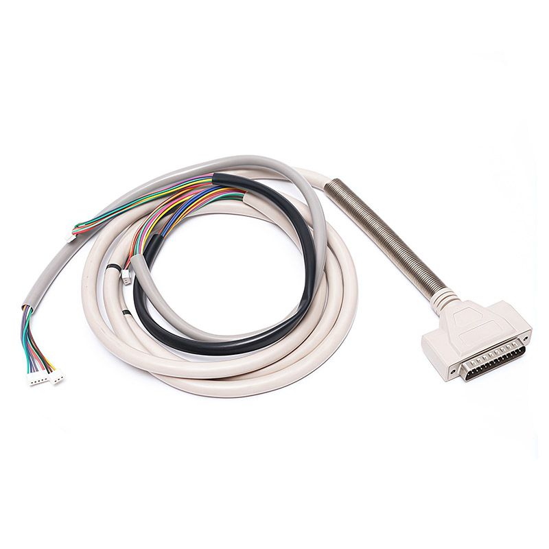 Industrial Equipment Wire Harness, DB25PIN Male-to-Female Extension Cable, Double-Row 25-Core Medical Equipment Wire Harness