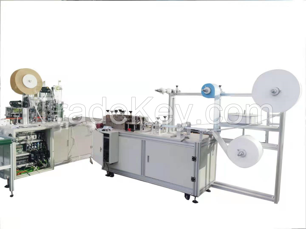 Basic Type Mouth Mini Ultrasonic Mask Machine 3ply Flat Face Mask Making Machine