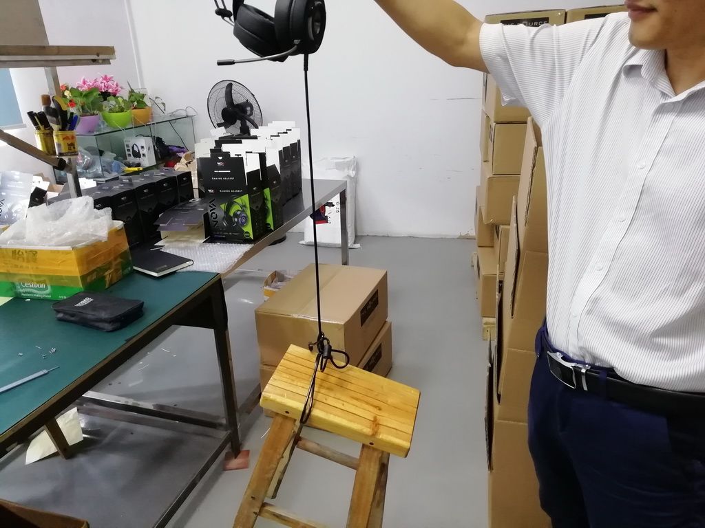 Computer accessories Earphone & Headphone test Inspection third-party QC inspector final random Quality Control Service in China