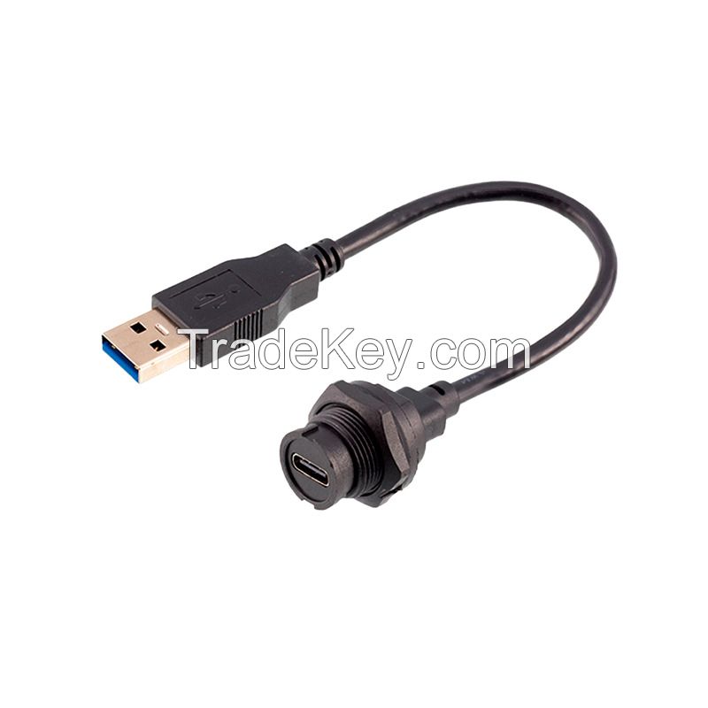 Waterproof USB Type C Connector