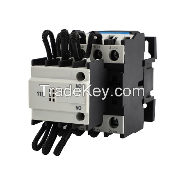 CJ19 Changeover Capacitor Contactor 25A-115A 24V-660V for Power Factor Correction, Surge Suppression & Capacitor Switching (IEC 60947-4-1)