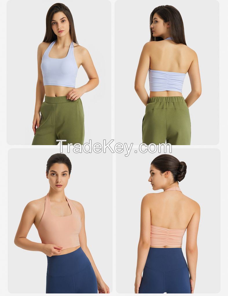 Sexy Strappy Backless Sports Bra
