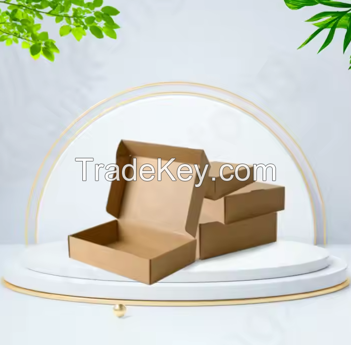 Manufacturers Can Customize and Print Cheap High-end Strong Recycled Paper Corrugated Box Aircraft Box Folding Color Box