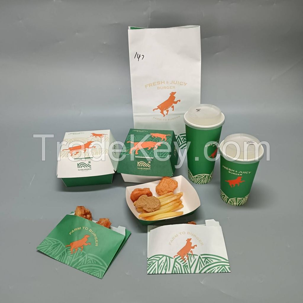Burger package packing