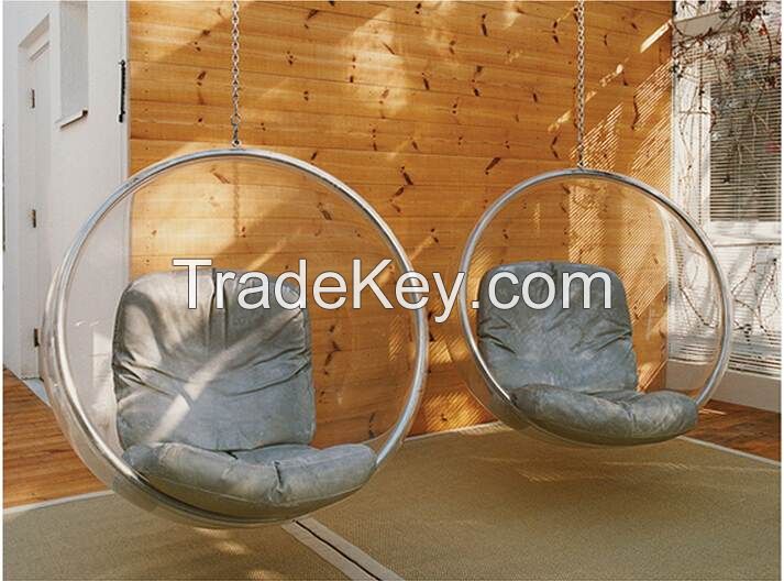 Elegant European design Space scoop Balloon Hanging Chair