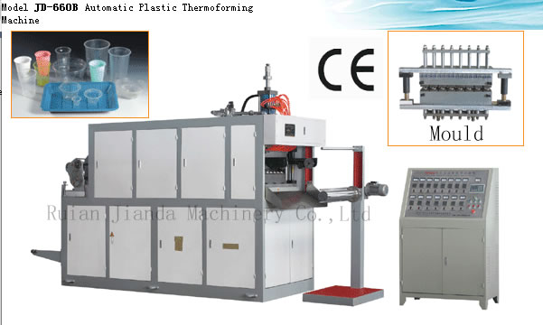 Automatic Plastic Thermoforming Machine (Plastic Cup Mak