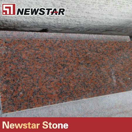 China polished G562 red granite tile pattern