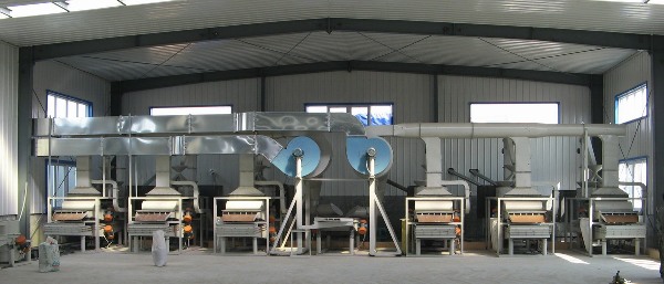 Seed shelling machine