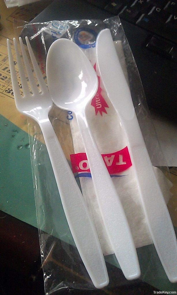 disaposible combo plastic cutlery