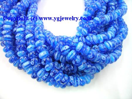 Millefiori glass beads