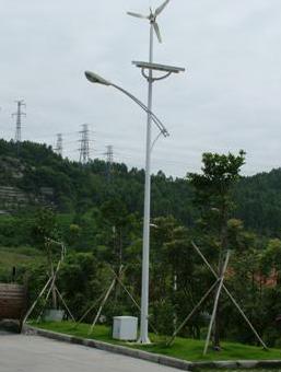 Solar &amp; Wind Power Combined Street Lighting