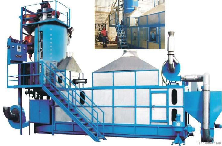 Expanded polystyrene machine