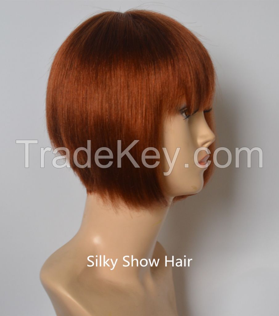 High Temperature Synthetic Short Straight Bobo Hair Cheap Wigs for Women