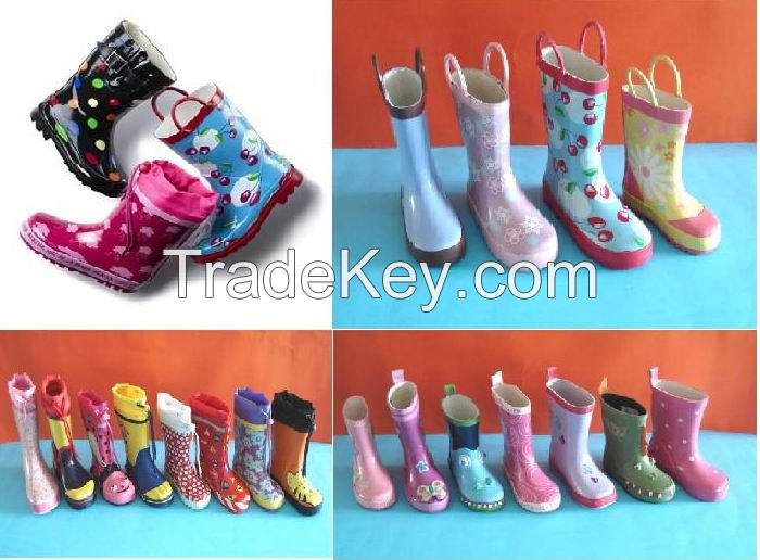 Various Children′s Rubber Rain Boots, Popular Kid Rubber Boots, Cheap Rubber Rain Boot, Low Price Rubber Rain Boots, Vogue Child Boots