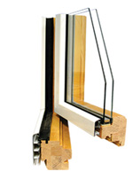 wood windows with aluminiun