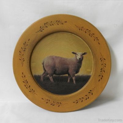 Wooden Decorative Plate