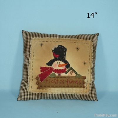 Fabric decorative pillow