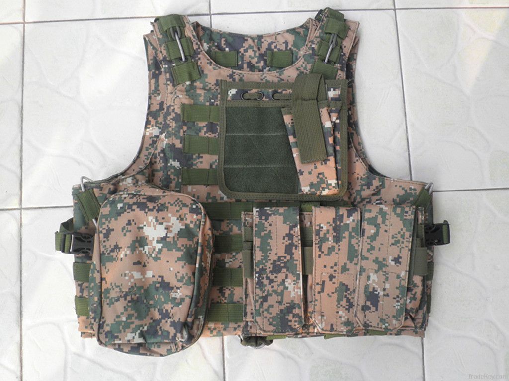 Jungle Digital Combat Tactical Bullet proof vest IIIA NIJ0101.06