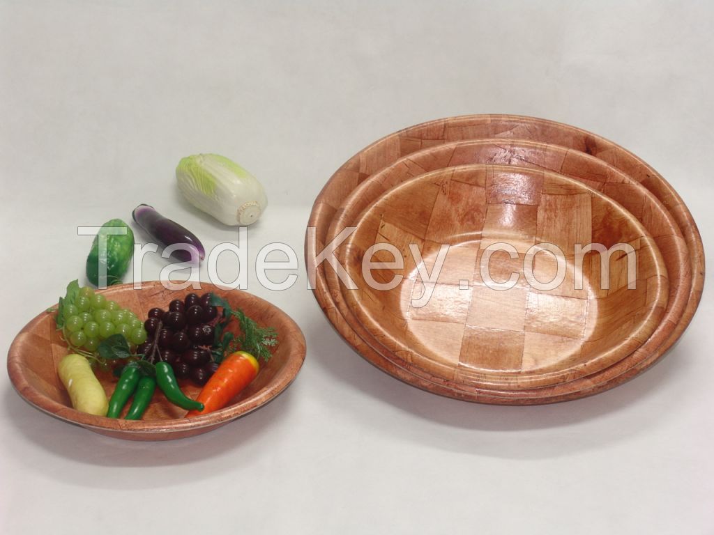 WOODEN SALAD BOWL