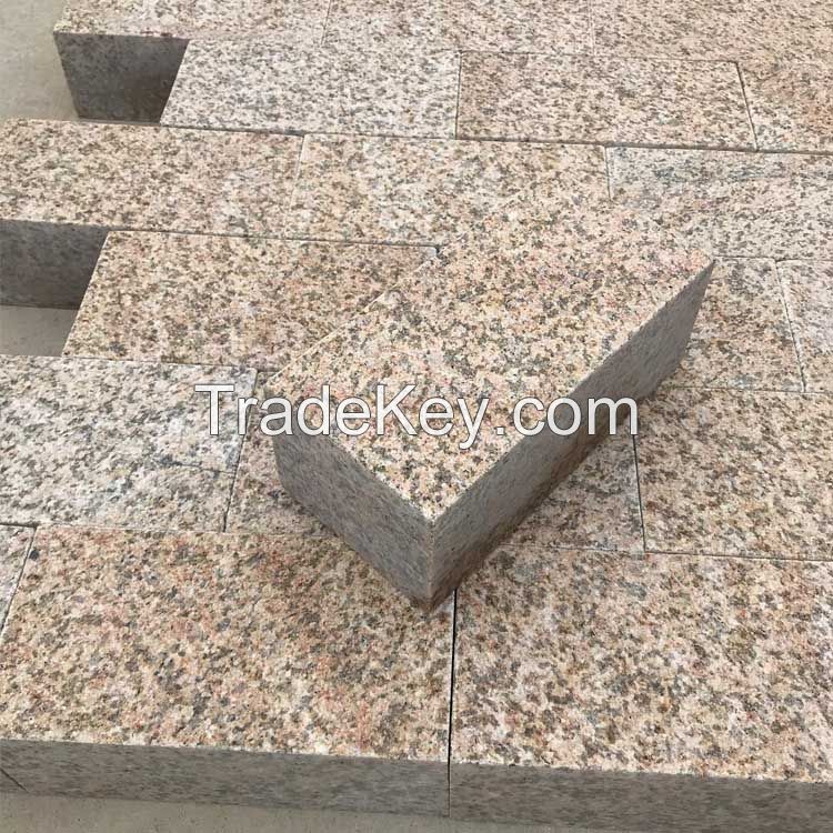 G682 yellow granite paving stone