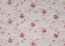 Embroidered Organza