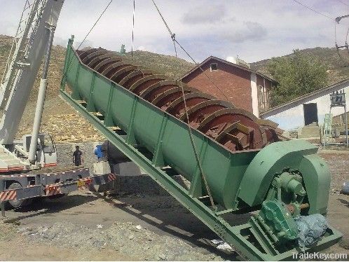 Iron ore spiral classifier