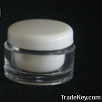 acrylic cream jar