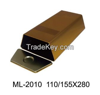 Trapezoid tin box