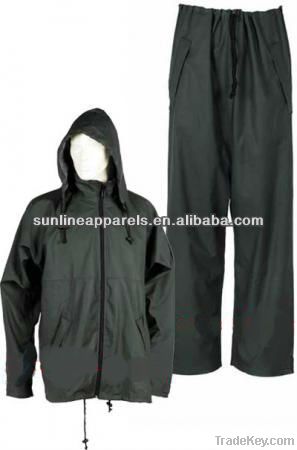 adult pu rainwear