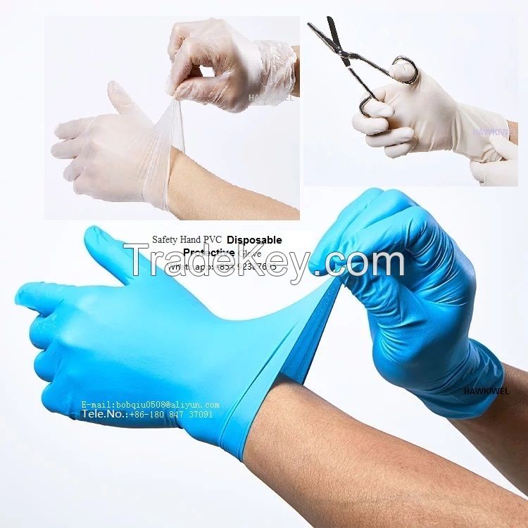 examination hand gloves