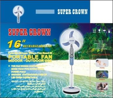 emergency AC/DC / Solar fan , rechargeable fan with battery