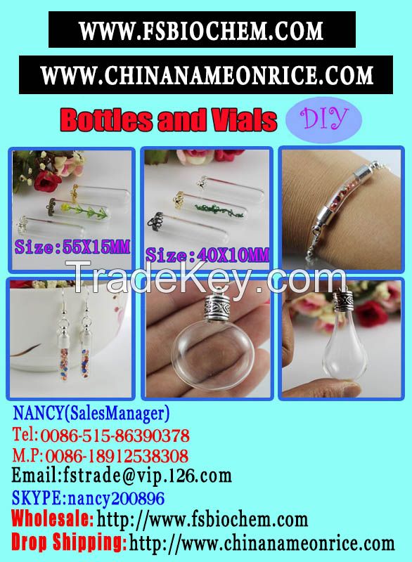 Perfume Vials, Perfume vial pendants,