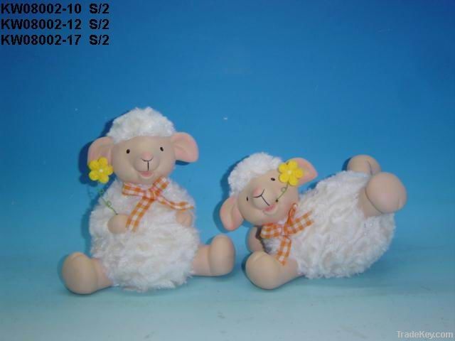 Valentine sheep decoration